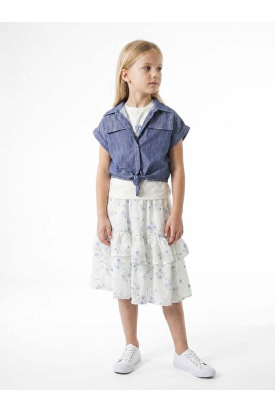 XO Kids Set de vară din 3 piese pentru fete, 6-10 ani 6036