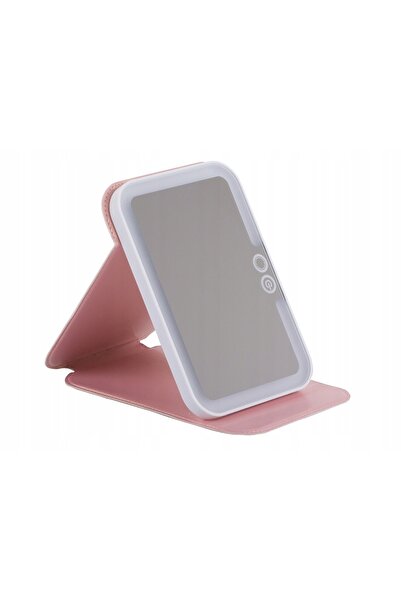 OEM Oglindă portabilă de machiaj cu LED, încărcare USB, design compact cu husă