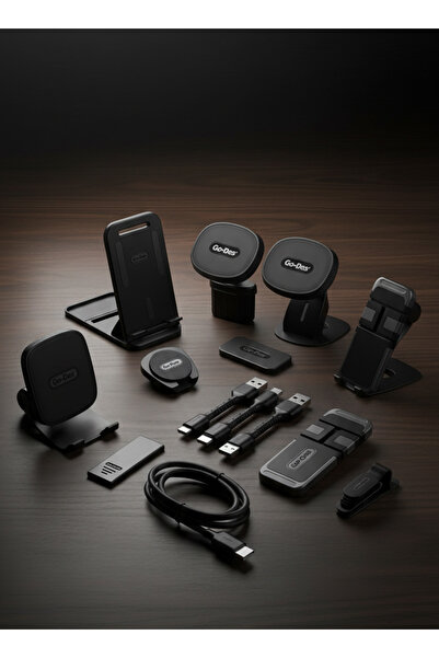 Yallabena 9-in-1 Ultimate Car Phone Accessory Kit – Magnetic Mounts, 3-in-1 C...