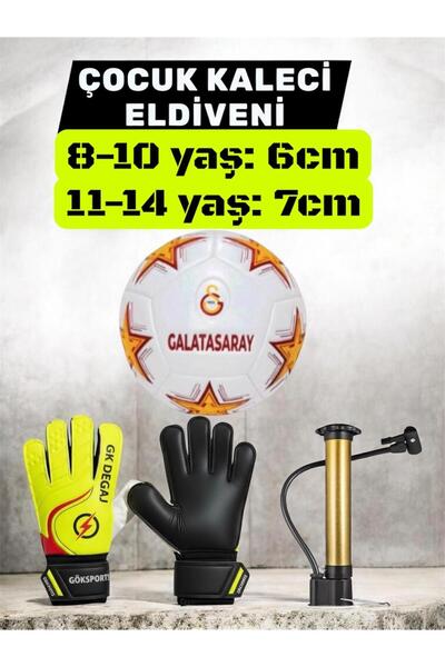 CAN SPORTS GS Lisanslı Orjinal Futbol Topu Yeni Sezon 430 Gram Çocuk Kaleci E...