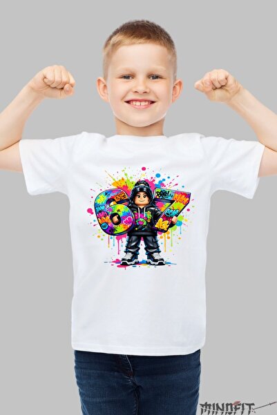 GILDAN Tricou Roblox Six Seven Model Colorat Indraznet