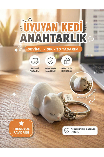 diğer0101 Kedili anahtarlık