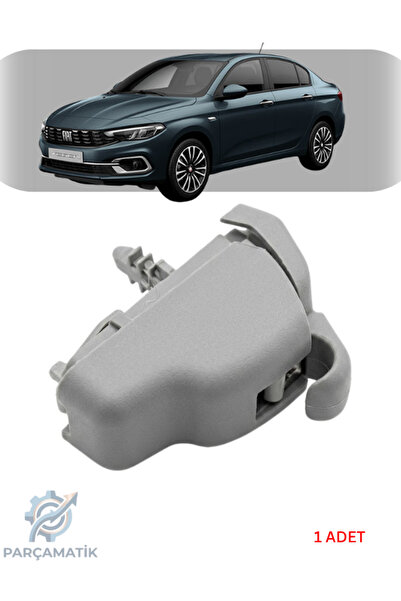 PARÇAMATİK Fiat Egea Güneşlik Tutucu Klips Açık Gri 2015 Sonrası Uyumlu Güneş...