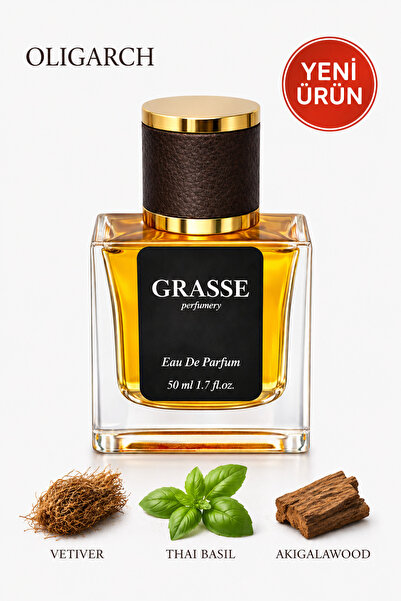 grasse parfumery OLIGARCH – Aromatik Odunsu İmza Koku | Unisex EDP 50 ML (Boi...