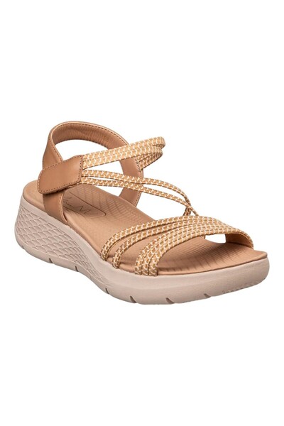 Envie Shoes - MISS NV Γυναικεία Παπούτσια Πέδιλα V37-23200-26 Κάμελ