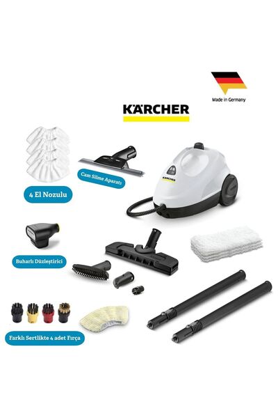Karcher Kst 2 Pro Set Buharlı Temizlik Makinesi 1500W 3.2 Bar Yüksek Basınçlı...