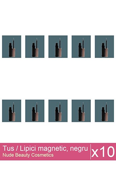 Makeup Set 10x Tus / Lipici magnetic, negru