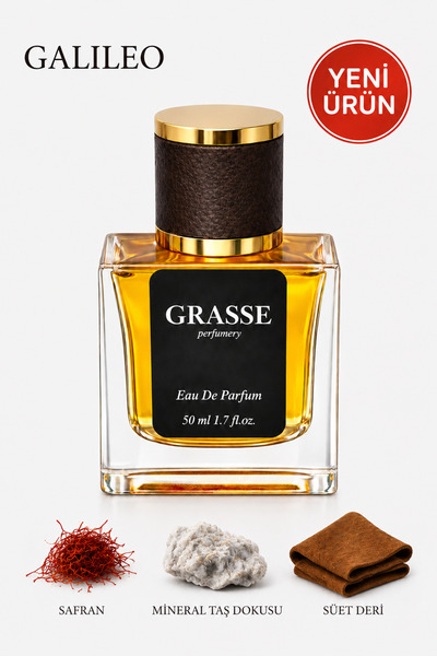 grasse parfumery GALILEO – Mineral & Deri Dokulu Niş Koku | Unisex EDP 100 ML...