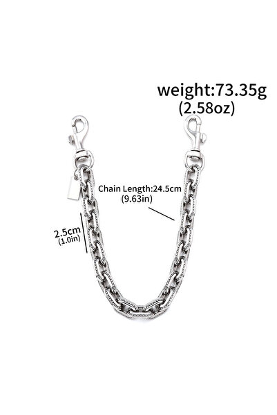 choice2 BG00153-02 2PCS/SET Women Fashion Metal Bag Chain INS Style Backpack ...