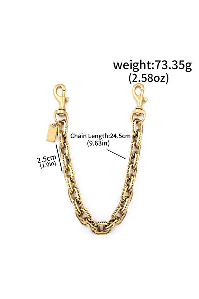 Choice1 BG00153-01 طقم من قطعتين، سلسلة معدنية عصرية للحقائب النسائية، سلسلة ...