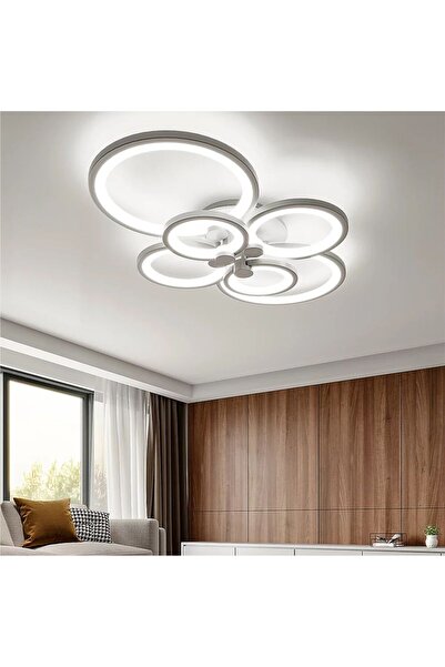 DELIGHT LUSTRA LED CERCURI 100W CU 6 BRATE 3 CULORI+IR 830mm x 140mm