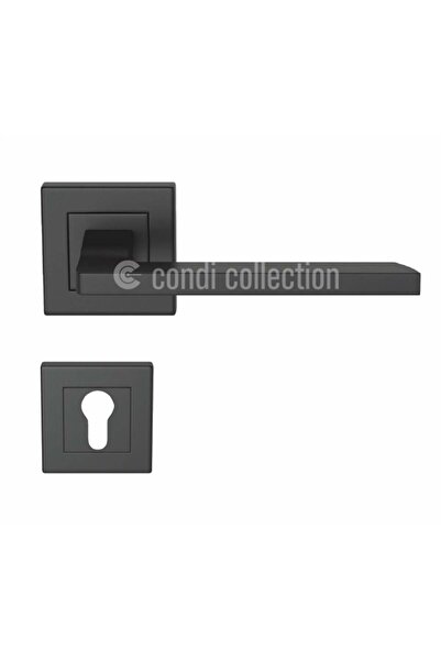 Condi Collection مقبض باب من الفولاذ المقاوم للصدأ باللون الأسود من ييل طراز ...