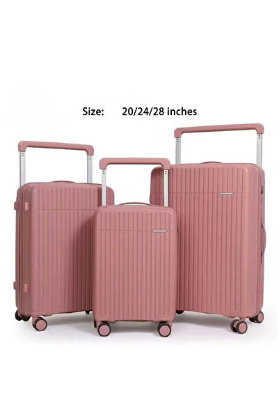 TRAVEL LİNE 3-Piece Hardside Luggage Set – Lightweight, Unbreakable Polypropy...