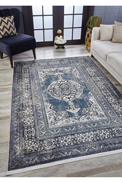 halinet Halı.Net Multi-Colored Vintage Antique Washable Non-Slip Living Room ...