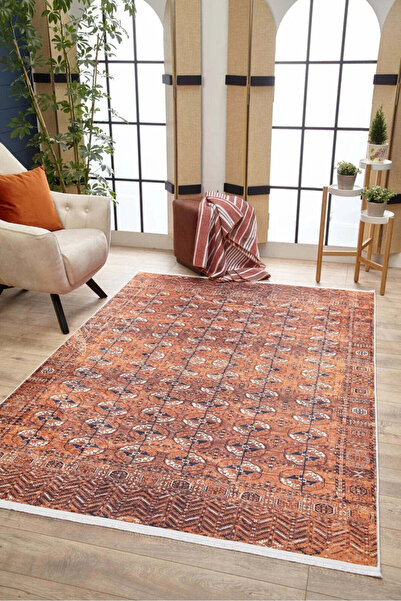 halinet Halı.Net Multi-Colored Modern Washable Non-Slip Living Room Carpet Ha...