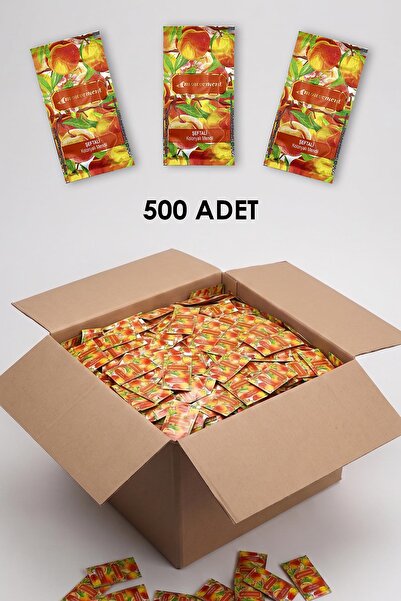 MOUVEMENT 500 Adet Şeftali Kokulu Kolonyalı Mendil - Yaz Güneşi Sıcaklığı