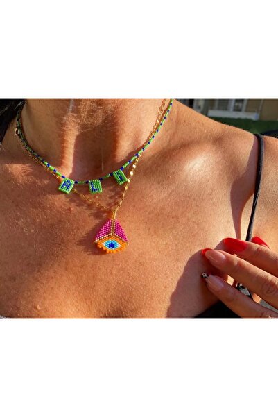 PAYE JEWELRY Göz Desenli Miyuki Uç