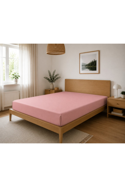 Disha Elastic Fitted Sheet 160 x 200 cm Premium Cotton – Comfort and Perfect Fit