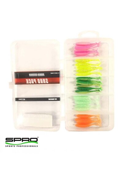 Spro T.SPRO Micro Shad 50 Flash Pack Silikon Yem 1/30