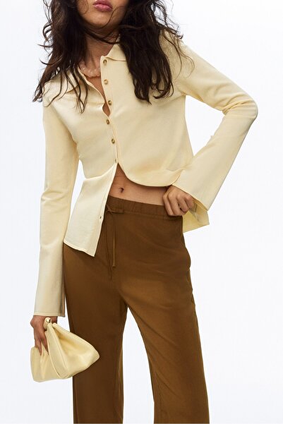 H&M Geniş Pull-on Pantolon