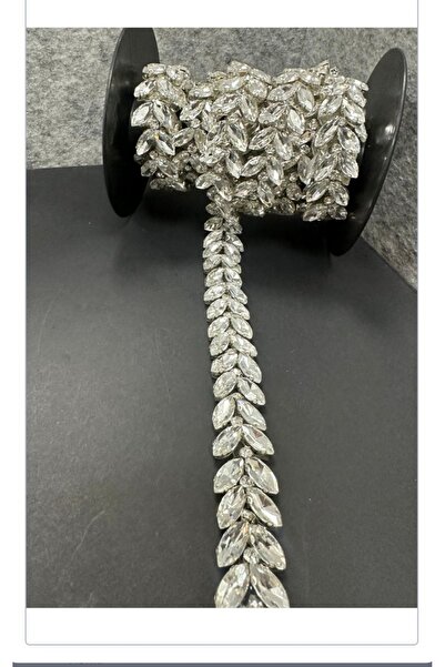 Ganz trend Polente button taşlı ütü ile yapışan bsn şerit 50 cm
