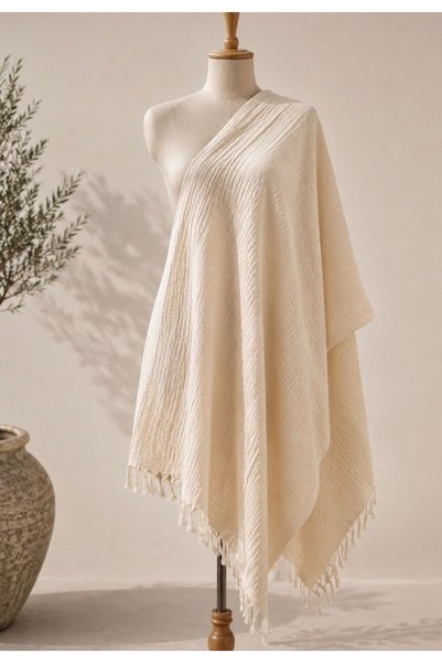 modekamoda Muslin Peshtemal Bath Beach Towel 100% Cotton 90X170 cm Peshtamal