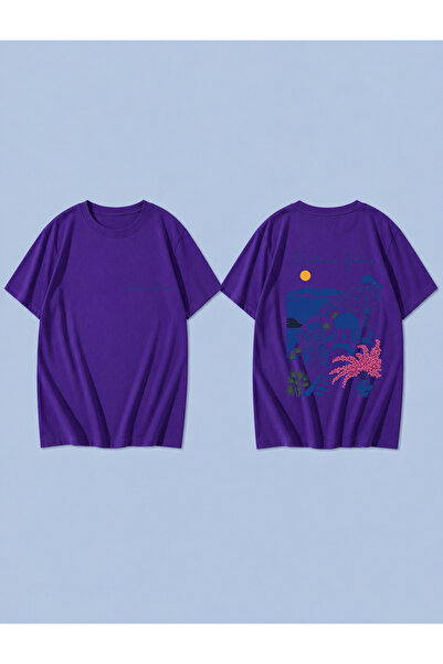 LORVEX Μπλουζάκι Oversize Unisex 100% Βαμβακερό με στάμπα, Άνετη εφαρμογή, Pr...