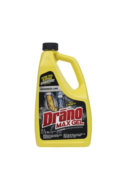 Drano جل ماكس برو القوي لإزالة الانسدادات في المجاري التجارية سعة 1.2 لتر