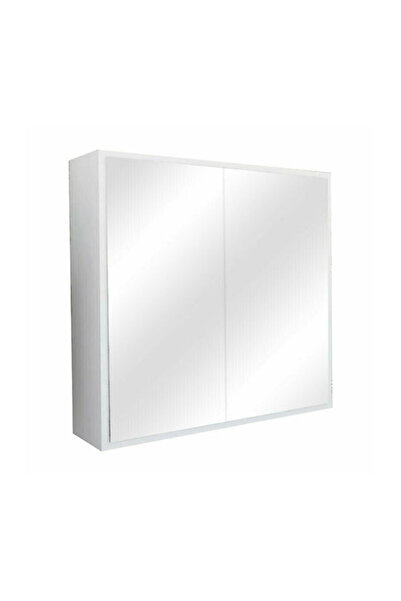 Other Ντουλάπι μπάνιου με καθρέπτη Poliana pakoworld λευκό 70x17x70εκ