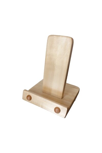 OEM Wooden Tablet and Phone Stand, 15x19 cm