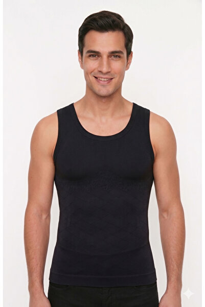 westicgiyim Men's Corset Undershirt Seamless Firming Belly Shaper Chest Shape...