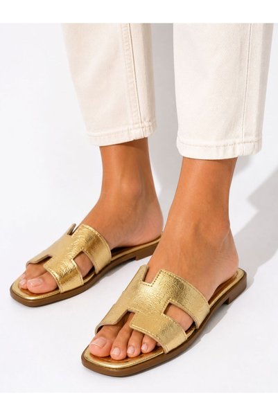 RİMES AYAKKABI Women's Daily Comfortable H Model Stylish Summer Slippers