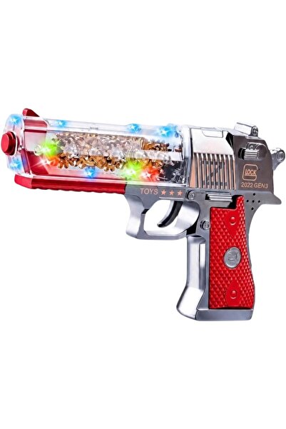 OEM Pistol Gear Vibration Gun cu Lumini LED