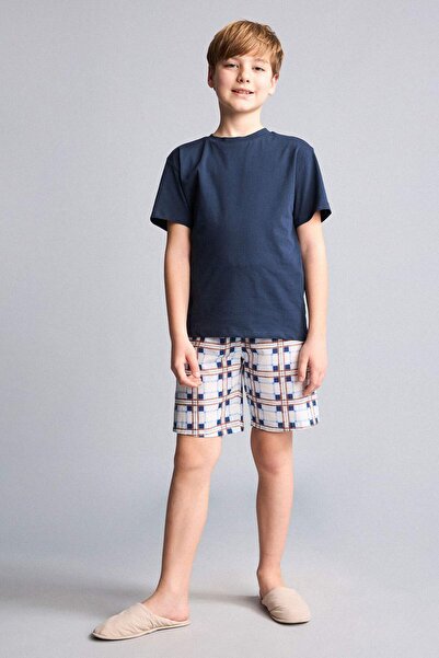 DeFacto Regular Fit Patterned 2-Piece Pajama Set for Boys H4112A826Hs