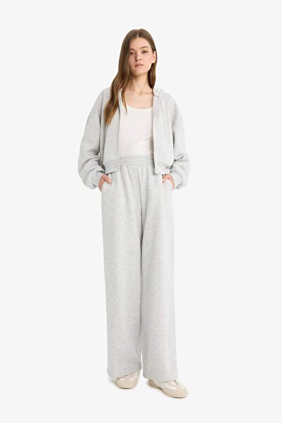 DeFacto Wide Leg Wide Loose-Fit Sweatpants B3345Ax25Wn