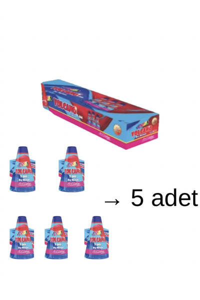 Partihane 5 Adet Dş Volkn1 Düğün,Nişan,Kına,Gelin Yolu Parti Malzemeleri,Orga...