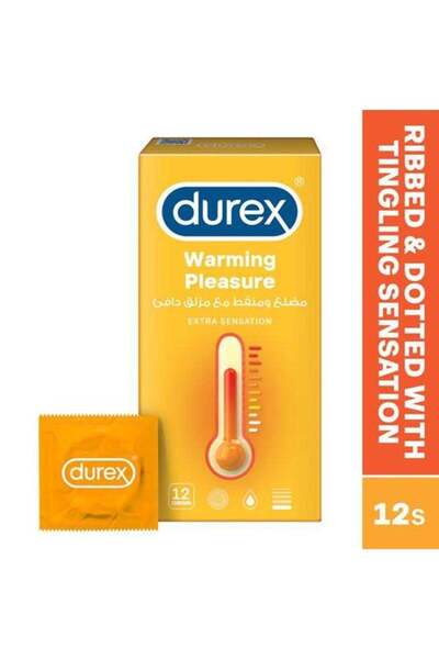 Durex Play واقيات ذكرية دوريكس للتدفئة والمتعة للرجال - 12 قطعة