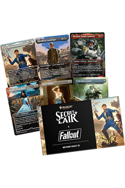 Wizards of the Coast Magic The Gathering Secret Lair x Fallout Beyond Vault 3...