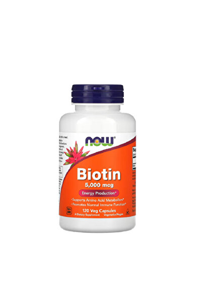 Now Foods Biotin 5000mcg 120 capsule -