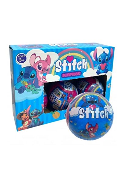 Retoys Stitch Sürpriz Oyuncak Top Figür Ve Sticker Aksesuarlı