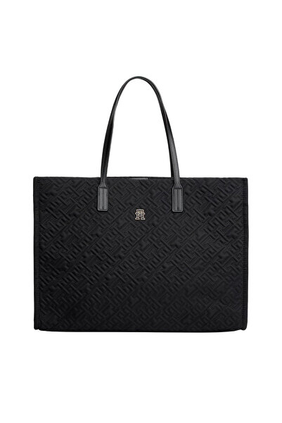 Tommy Hilfiger Γυναικεία City Tote Τσάντα Μαύρη AW0AW18163-BDS