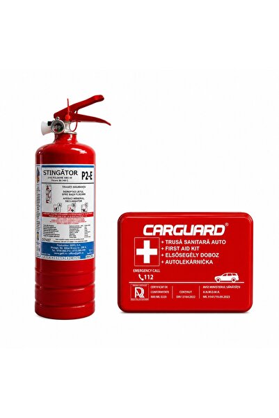CED AUTO TRADE Pachet stingător auto P2-E, clasificare la stingere a incendii...