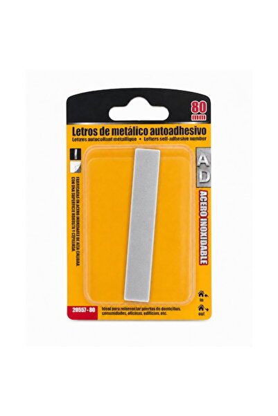 OEM Literă metalică decorativă "I", autoadezivă, pentru ușă/semnalizare/numer...