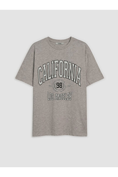 LC Waikiki Tricou de damă cu guler rotund și imprimeu California