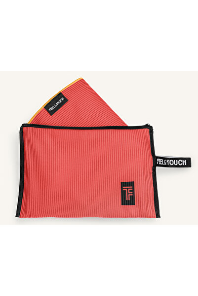 Guy Laroche Σετ Πετσέτες Θαλάσσης και Παραλίας Feel & Touch 150x180 (Κοραλί)