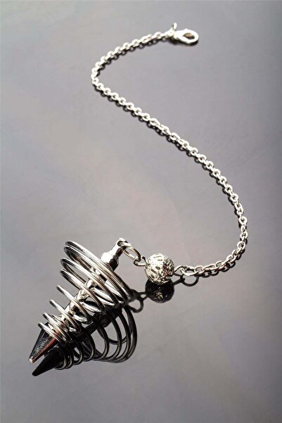 VectoraWorks Steel Spiral Cone Silver Pandul Pendulum