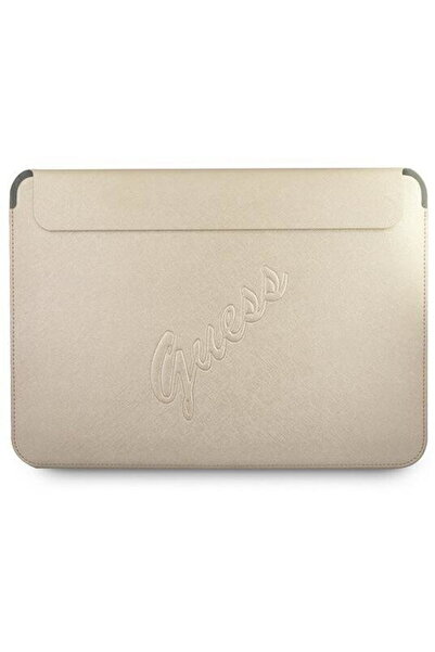 Guess Sleeve GUCS13PUSASLG 13" gold/gold Saffiano Script