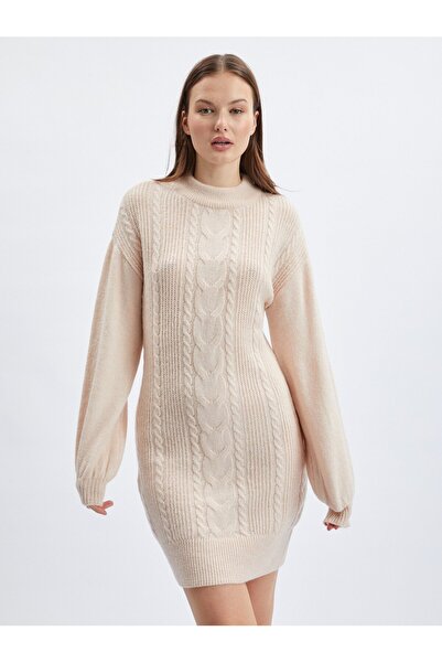 ORSAY Rochie pulover bej de damă