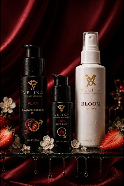 3’lü Set – Çilekli Kayganlaştırıcı Jel, Kadın Uyarıcı Jel & Genital Parfüm