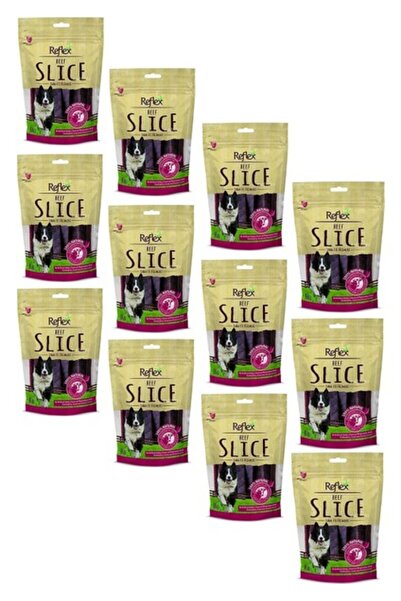 Reflex Kurutulmuş Beef Slice Sticks Biftekli Çubuk Köpek Ödülü 80 gr (12 Adet...